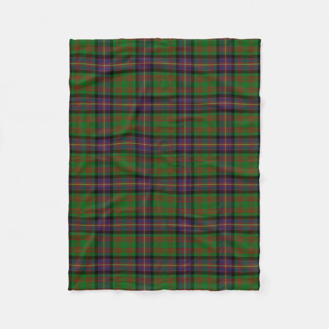 Clan Cochrane Tartan Kariert Fleecedecke (Vorderseite)