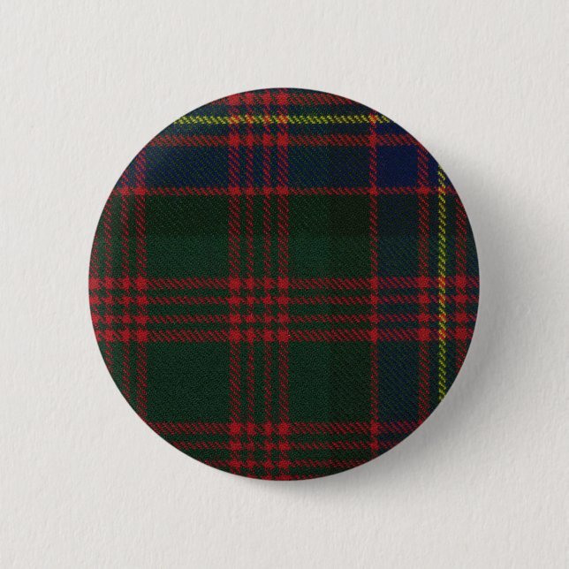 Clan Cochrane Tartan-Knopf Button (Vorderseite)