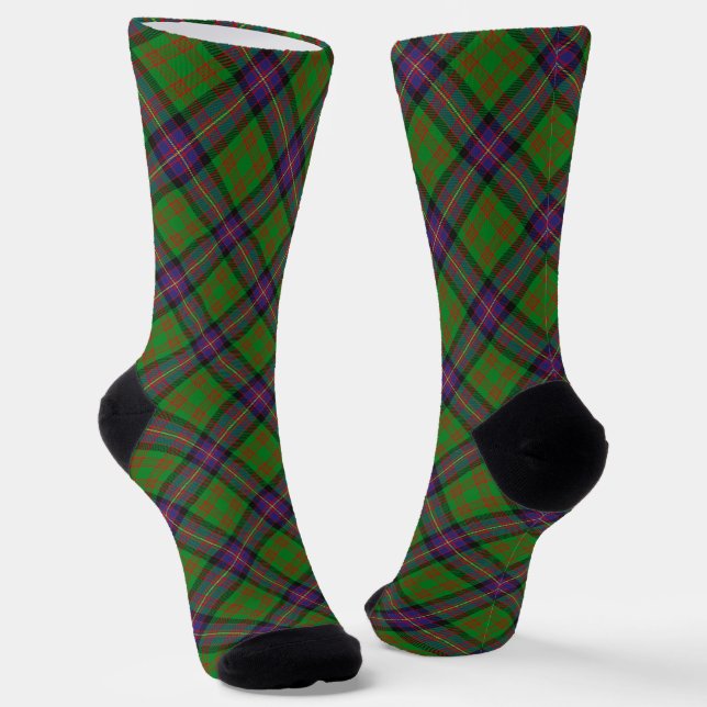 Clan Cochrane Tartan Socken (Gewinkelt)