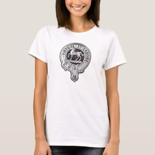 Clan Cochrane Wappen & Azure Tartan T-Shirt