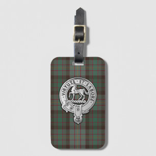 Clan Cochrane Wappen & Jagd Tartan Gepäckanhänger