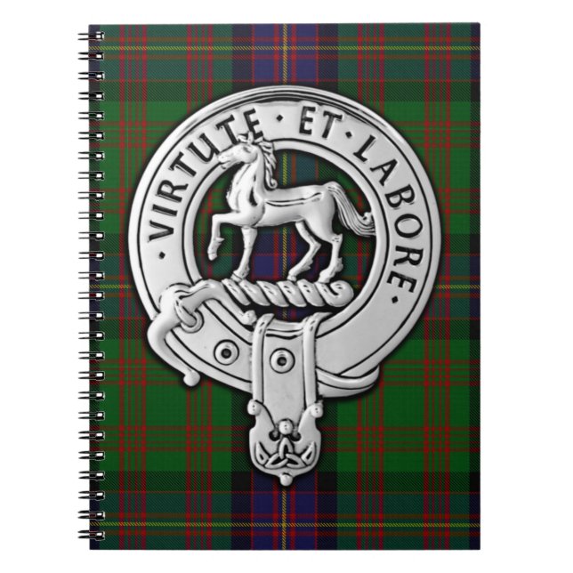 Clan Cochrane Wappen & Tartan Notizblock (Vorderseite)