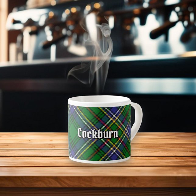 Clan Cockburn Tartan Espressotasse (Von Creator hochgeladen)