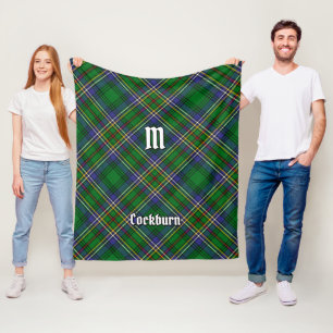 Clan Cockburn Tartan Fleecedecke