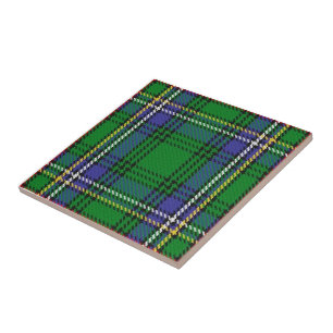 Clan Cockburn Tartan Fliese