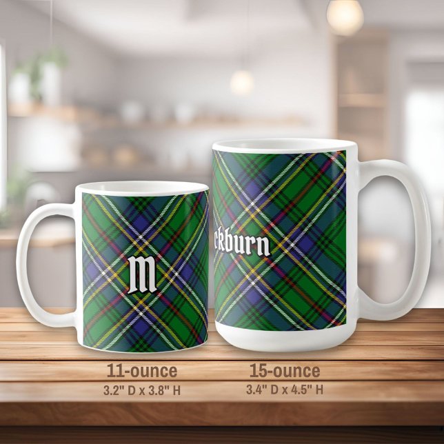 Clan Cockburn Tartan Kaffeetasse (Von Creator hochgeladen)
