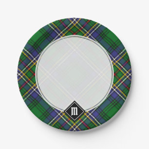 Clan Cockburn Tartan Pappteller