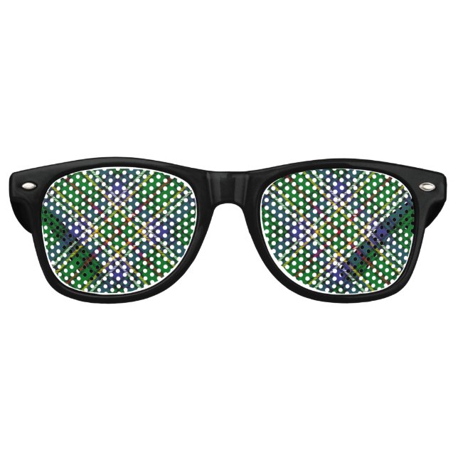 Clan Cockburn Tartan Partybrille (Vorderseite)