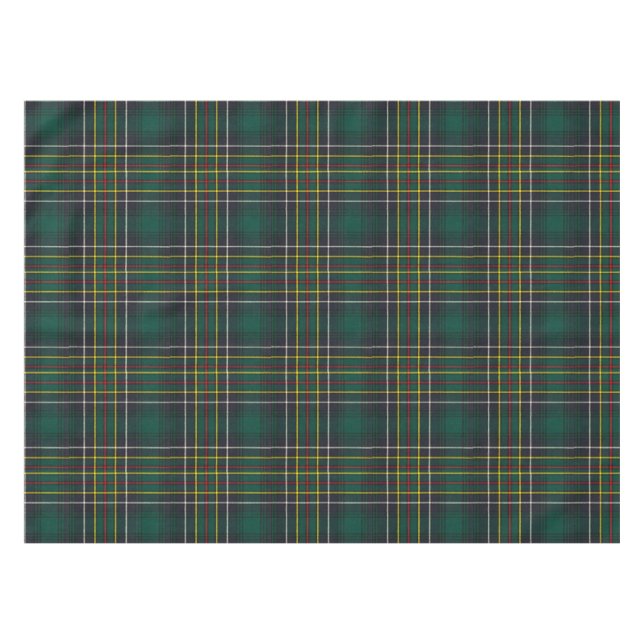 Clan Cockburn Tartan Tablecloth Tischdecke (Vorderseite (Horizontal))