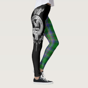 Clan Cockburn Wappen & Tartan Leggings