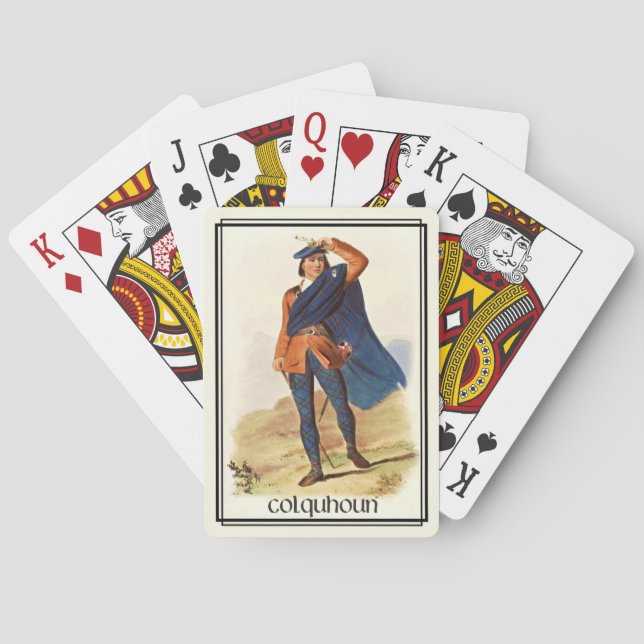 Clan Colquhoun Classic Schottland Spielkarten (Rückseite)