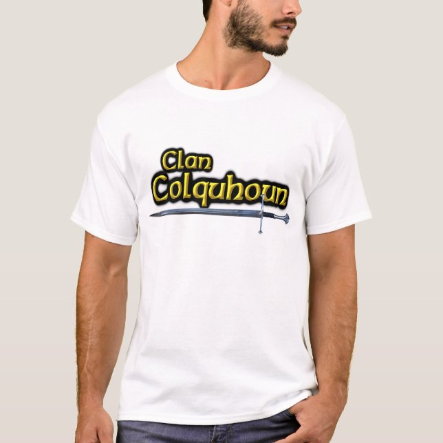 Clan Colquhoun Inspirierte Schottisch T-Shirt (Vorderseite)