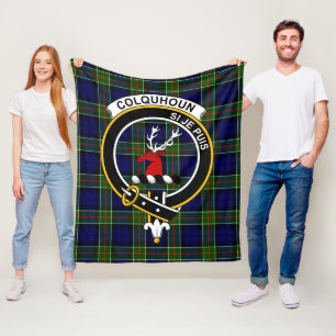 Clan Colquhoun Modern Tartan Kariert Fleecedecke