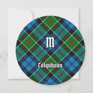 Clan Colquhoun Tartan Einladung
