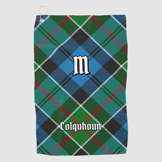 Clan Colquhoun Tartan Golfhandtuch (Vorderseite)