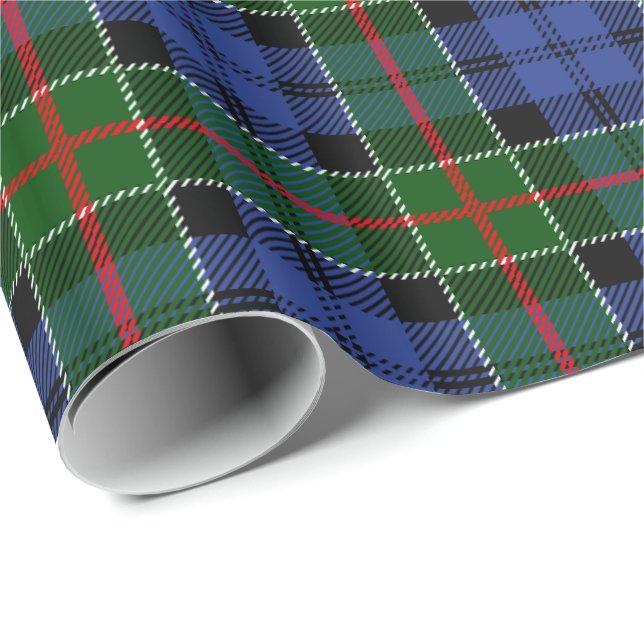 Clan Colquhoun Tartan-kariertes Muster Geschenkpapier (Rolleneckpunkt)