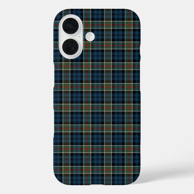 Clan Colquhoun Tartan Navy, Green und Red Kariert Case-Mate iPhone Hülle (Rückseite)