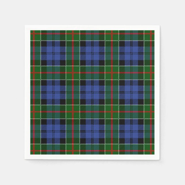 Clan Colquhoun Tartan Serviette (Vorderseite)