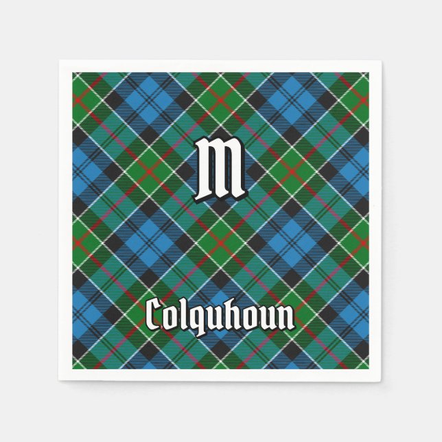 Clan Colquhoun Tartan Serviette (Vorderseite)