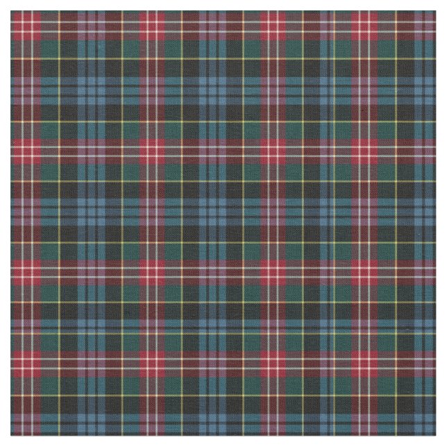Clan Comyn und Cumming Ancient Tartan Stoff (Nahaufnahme)