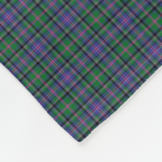 Clan Cooper Tartan Fleecedecke (Ecke)