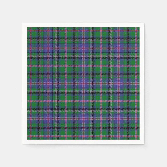 Clan Cooper Tartan Serviette (Vorderseite)