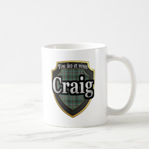 Clan Craig Scottish Dynsty Tartan Tasse Cups