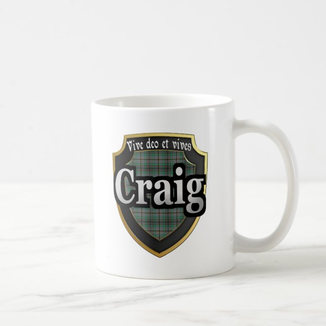 Clan Craig Scottish Dynsty Tartan Tasse Cups (Rechts)
