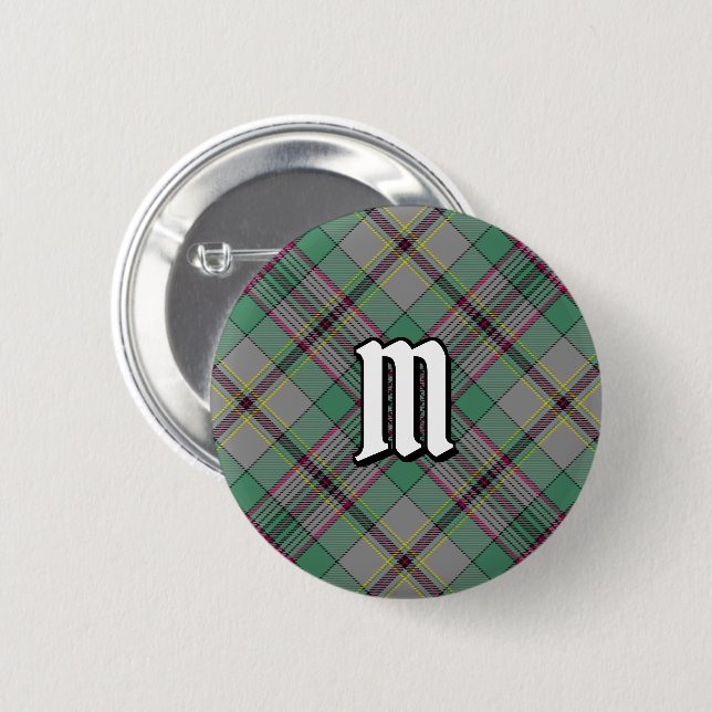 Clan Craig Tartan Button (Vorne & Hinten)