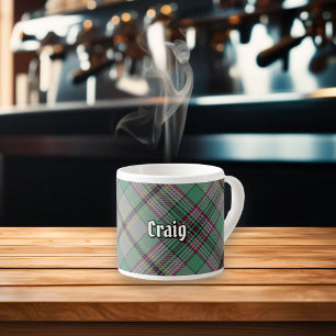 Clan Craig Tartan Espresso Cup Espressotasse