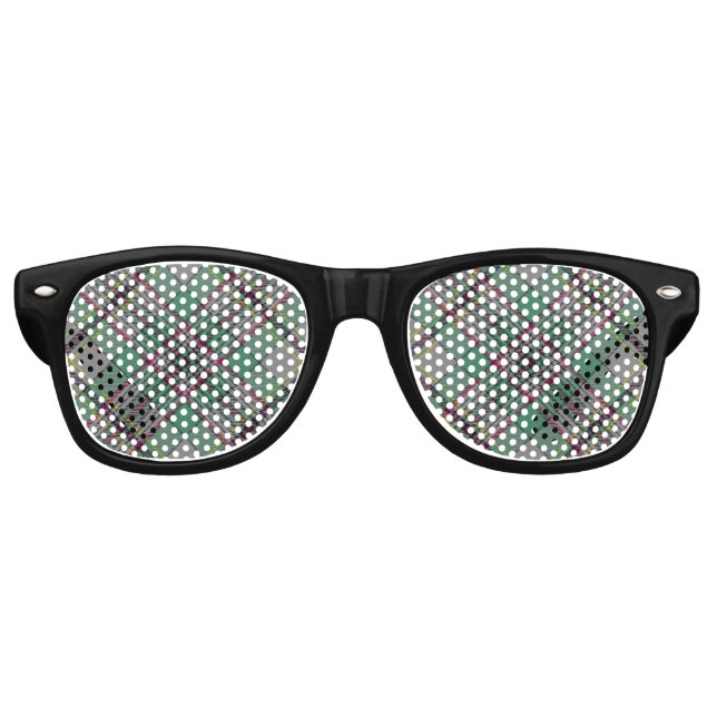 Clan Craig Tartan Retro Sonnenbrille (Vorderseite)