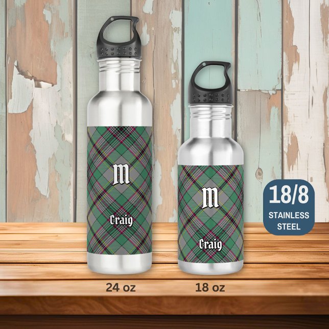 Clan Craig Tartan Stainless Steel Water Flasche Edelstahlflasche (Von Creator hochgeladen)