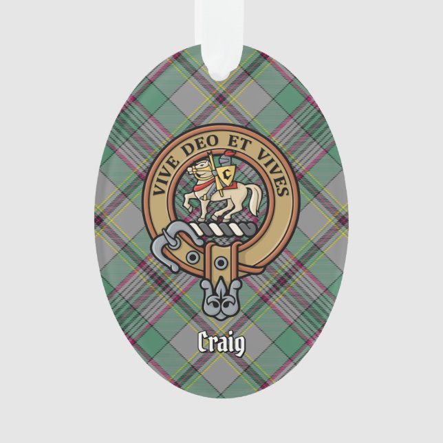 Clan Craig Wappen Ornament (Vorderseite)