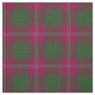 Clan-Crawford schottischer Tartan-kariertes Gewebe Stoff
