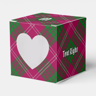 Clan Crawford Tartan Favor Box Geschenkschachtel