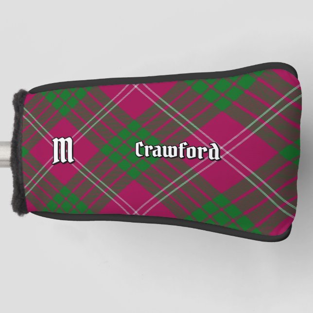 Clan Crawford Tartan Golf Head Cover Golf Headcover (Vorderseite)