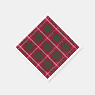 Clan Crawford Tartan Kariert Serviette