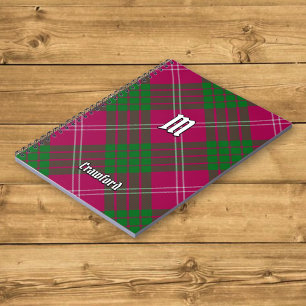 Clan Crawford Tartan Notebook Notizblock