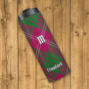 Clan Crawford Tartan Thermal Tumbler Thermosbecher