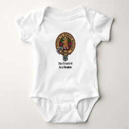 Clan Crawford Wappen Baby Bodysuit Strampler