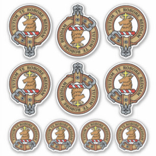 Clan Crawford Wappen Sticker Set