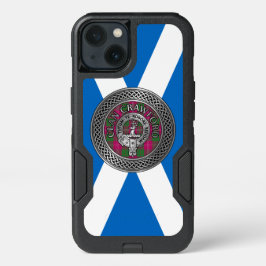 Clan Crawford Wappen & Tartan Knot