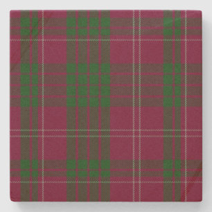 Clan-Crawfordtartan-karierter SteinUntersetzer