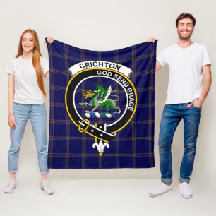 Clan Crichton Tartan Kariert Fleecedecke