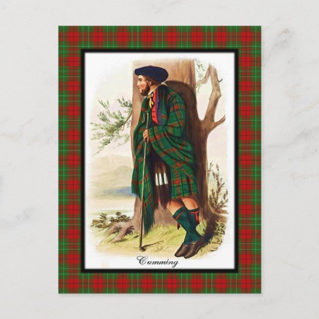 Clan Cumming Scottish Dreams Postcard Postkarte (Vorderseite)
