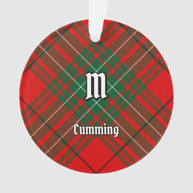 Clan Cumming Tartan Ornament (Vorderseite)