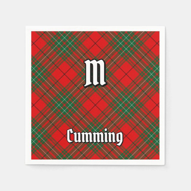 Clan Cumming Tartan Serviette (Vorderseite)