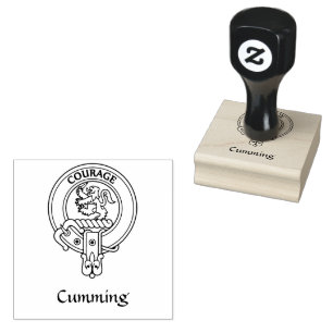 Clan Cumming Wappen Rubber Briefmarke Gummistempel