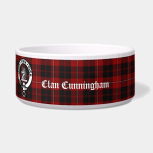 Clan Cunningham Abzeichen & Tartan Napf