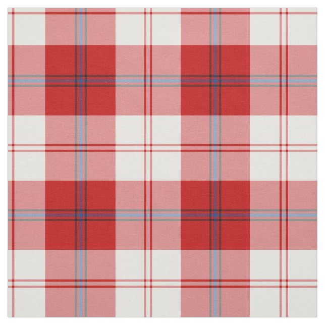 Clan Cunningham Dress Tartan Red Kariert Stoff (Muster)
